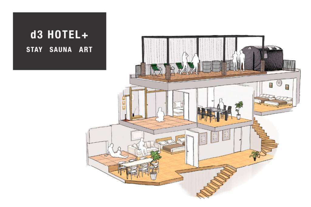 D3 Hotel Gallery2 โอซาก้า ภายนอก รูปภาพ